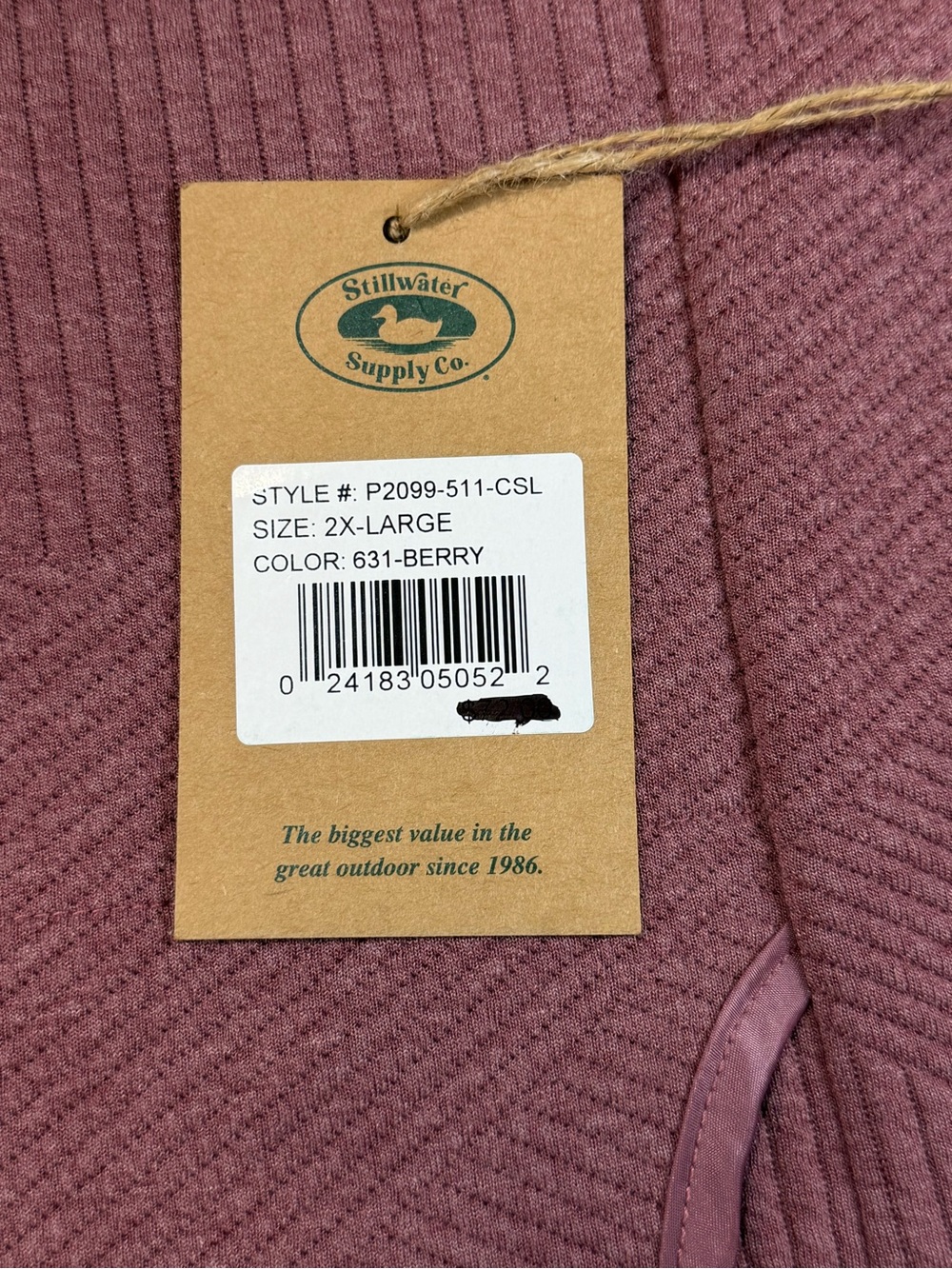 Stillwater Quilted Pullover - Dusty Rose - Picture 5 of 9